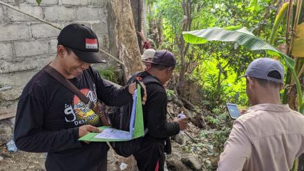 Tinjau Lokasi dan Pengukuran Tanah Sultan Ground